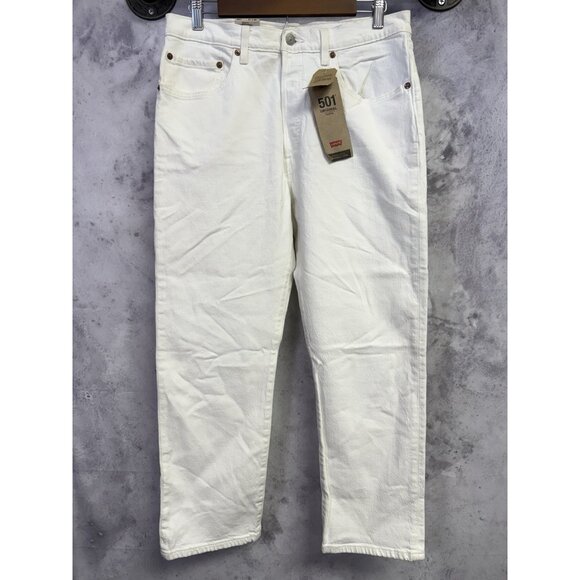 Levis 501 Jeans Womens 31x26 Straight High Waist Cropped New With Tags NWT - Picture 1 of 16